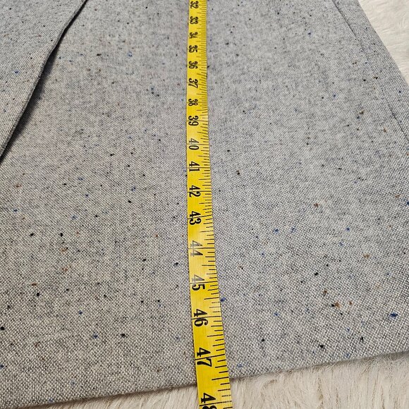 JF x Jason Bolden Unisex Gray Multi Wool Blend Oversize Long Coat L - Picture 5 of 10